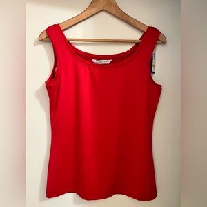 NWT Peter Nygard “Missy” Red Tank Top Size Small